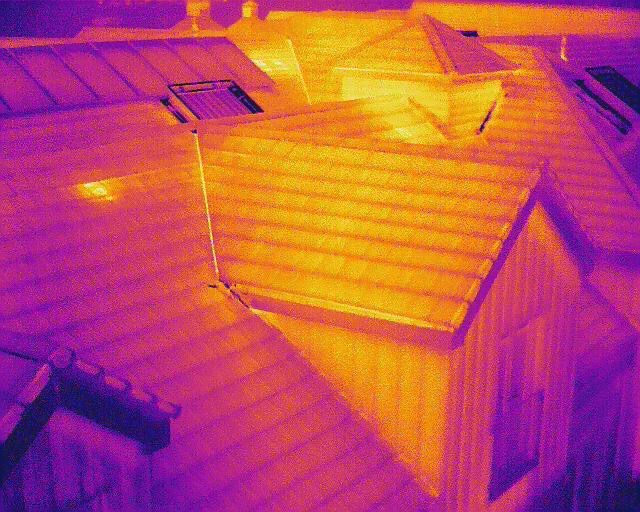 Thermal Imaging Roof Survey Image Basingstoke